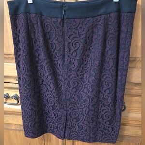 Plum Midi Pencil Skirt By Ann Taylor LOFT